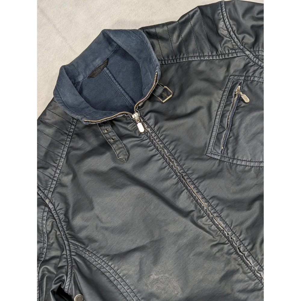 Vintage Belstaff H Racer Rubberized Cafe Racer Style Moto Jacket Mens Large